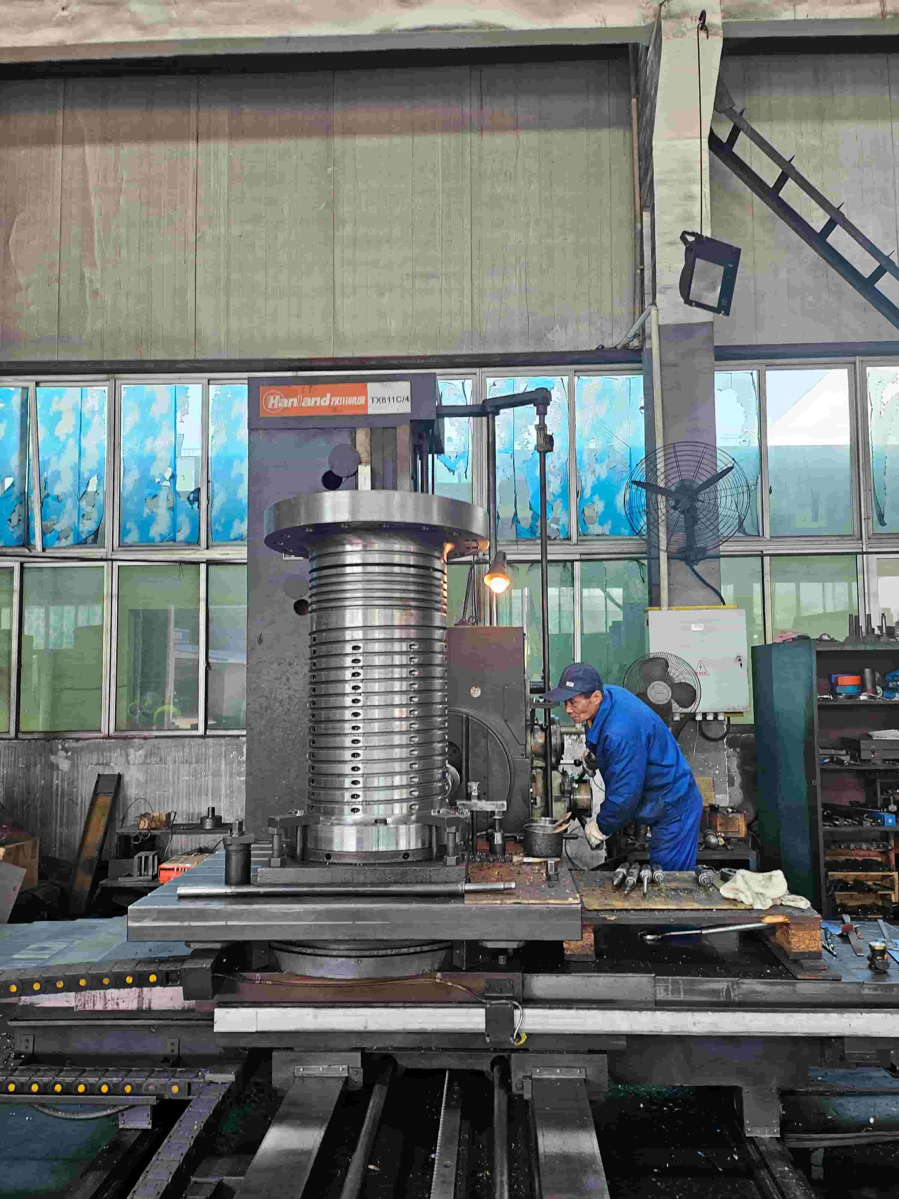 The extruding barrel is currently under process-based manufacturing.
