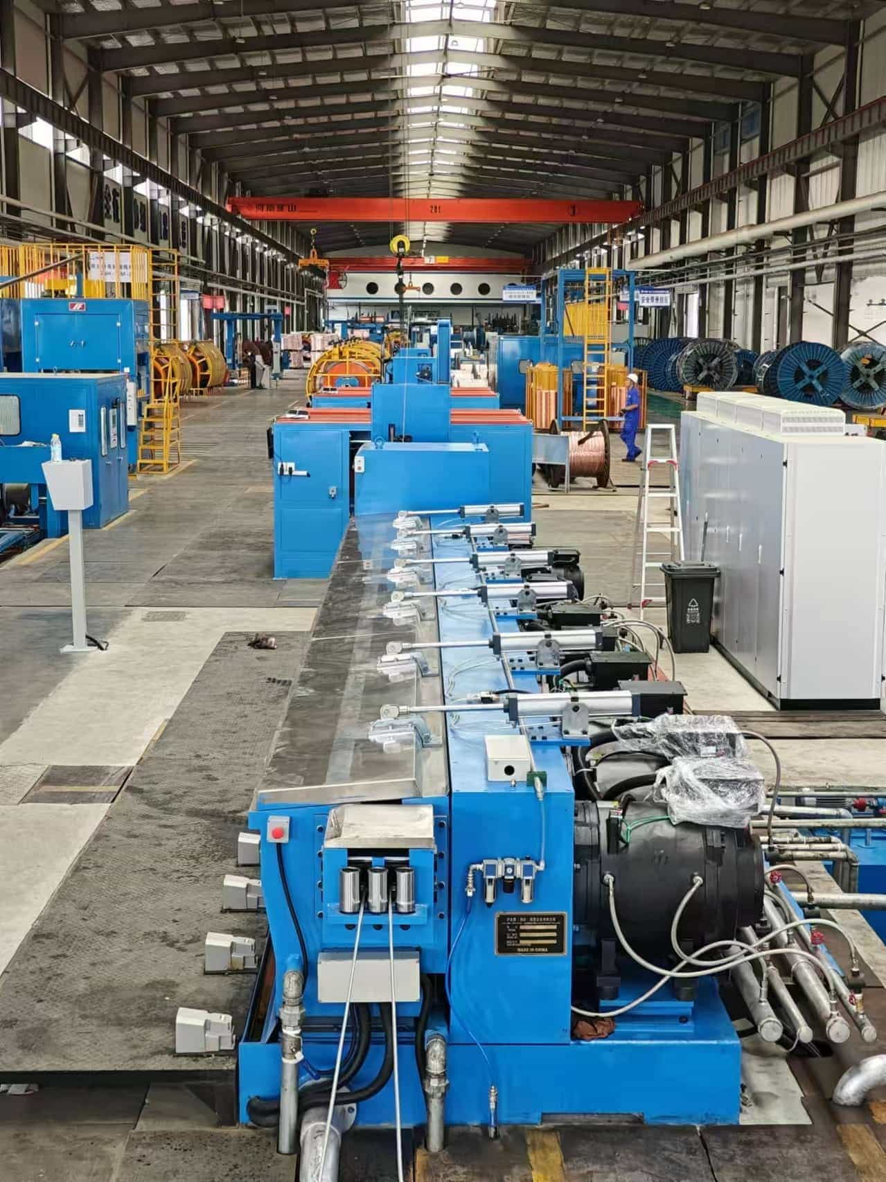 Servo Single Motor Direct-Coupled Double-Head Aluminum & Aluminum Alloy  Wire Drawing Machine