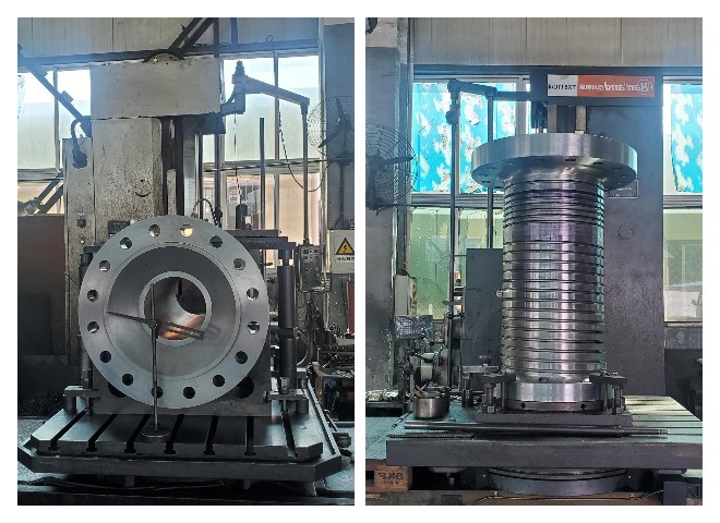 Manufactured lead extruding barrels for ZTT and ORIENT CABLE(NINGBO)